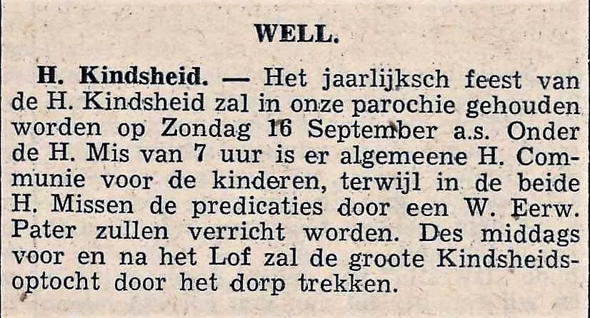 Genootschap van de H. Kindsheid