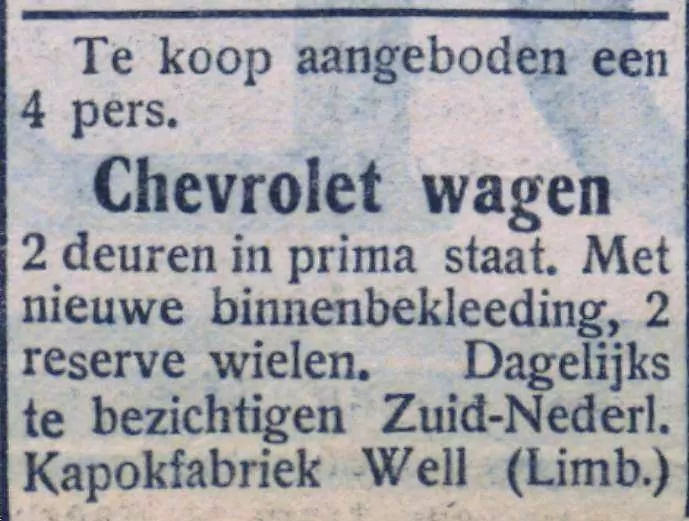 Zuid Nederlandsche Kapokfabriek. Later:Zuid Nederlandse Kapokfabriek, Twijnerij en Spoelerij 