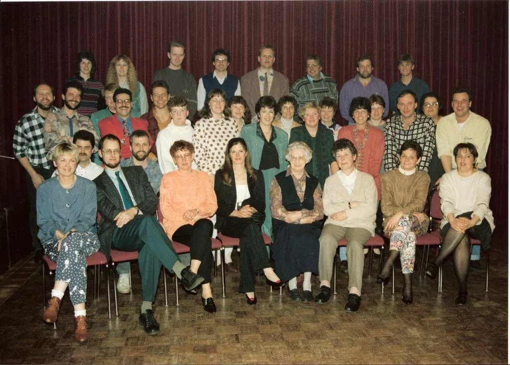 Reunie in 1993 van de 6e klas uit 1969