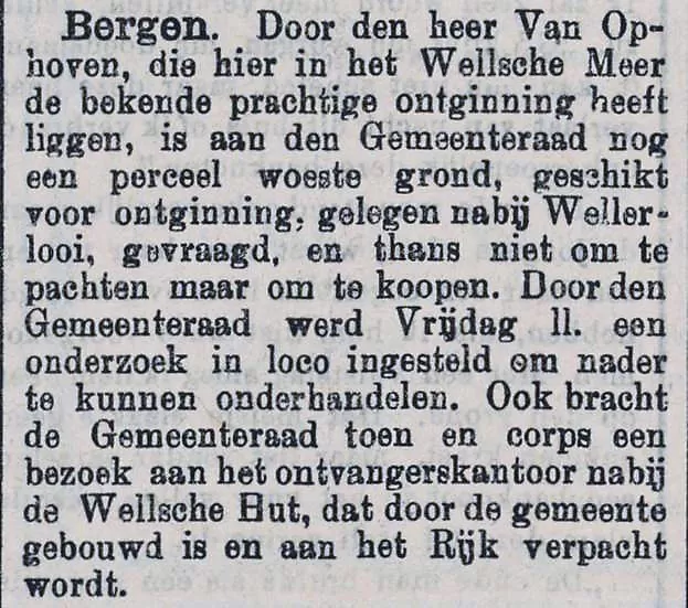 Landgoed van Ophoven 1901-1979